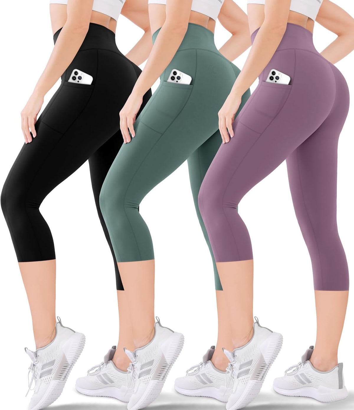 Blisset Women's High Waisted Capri